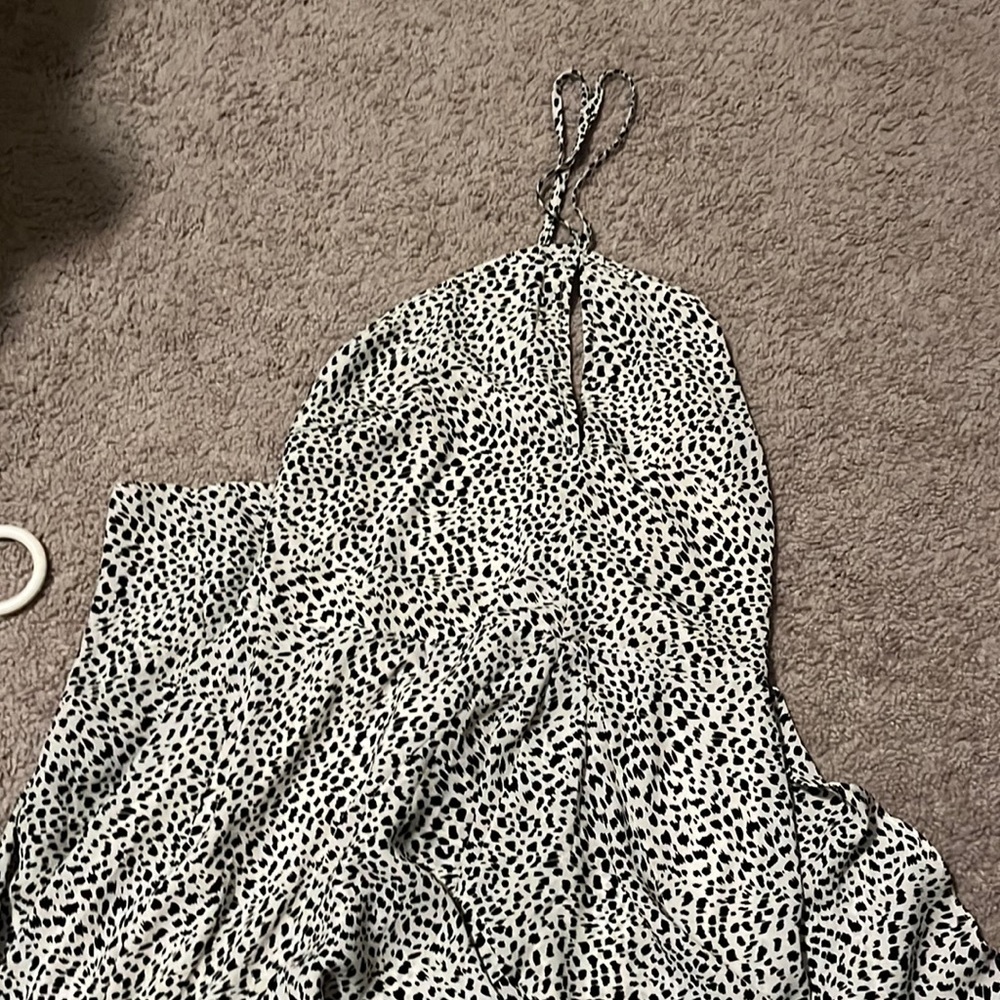 Ivy and Leo print high low dress